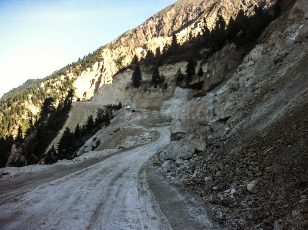 deteriorating road