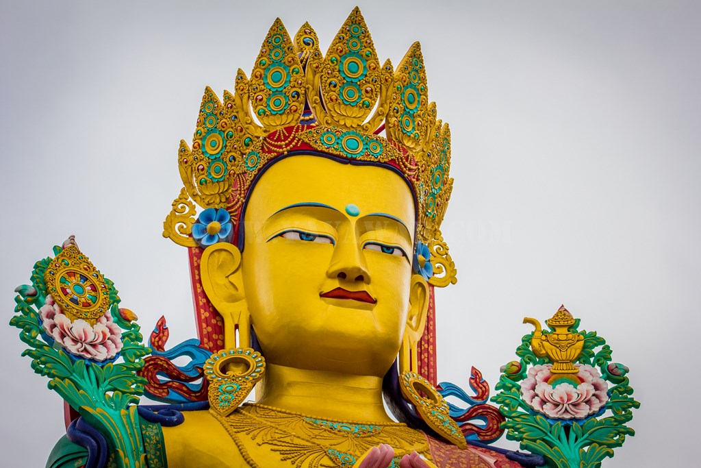 Close up of Maitreya