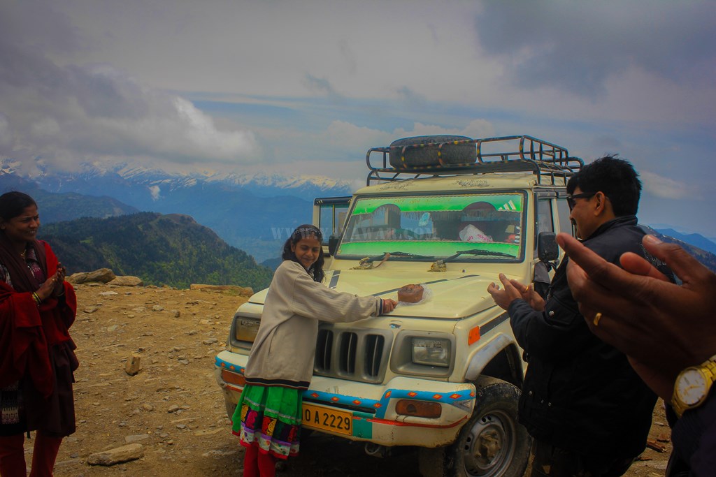 Spreading smile at Chanshal Pass